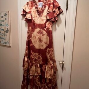 Women's Floral Ruffle Dress